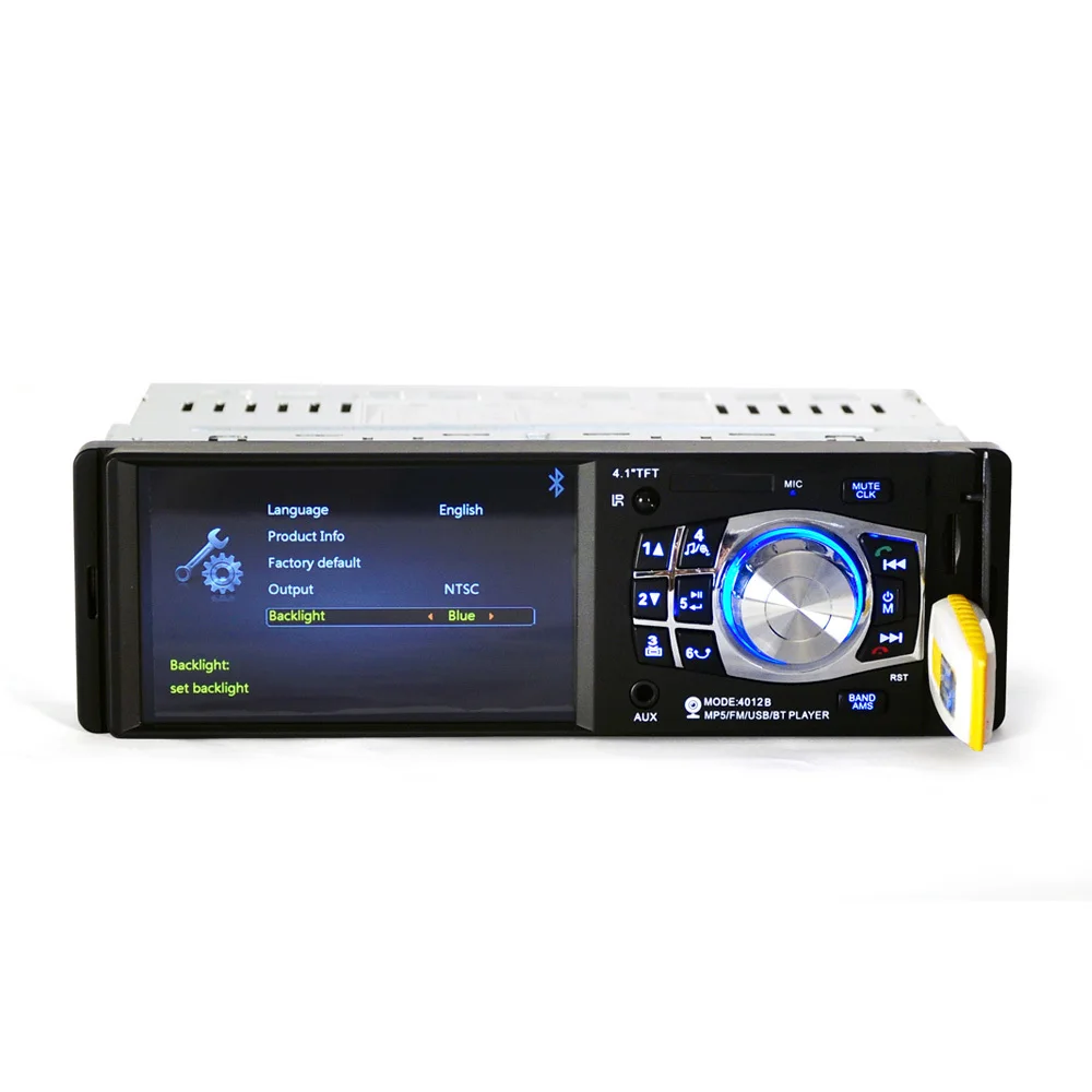 Автомагнитола с Bluetooth Mp3 MP5 DVD плеер автомобильный динамик Авторадио 1din SD/USB/TV аудио