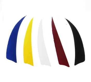 

100pcs Turkey feather vane, 4" shield shape, right wring multicolor for option, Freeshipping