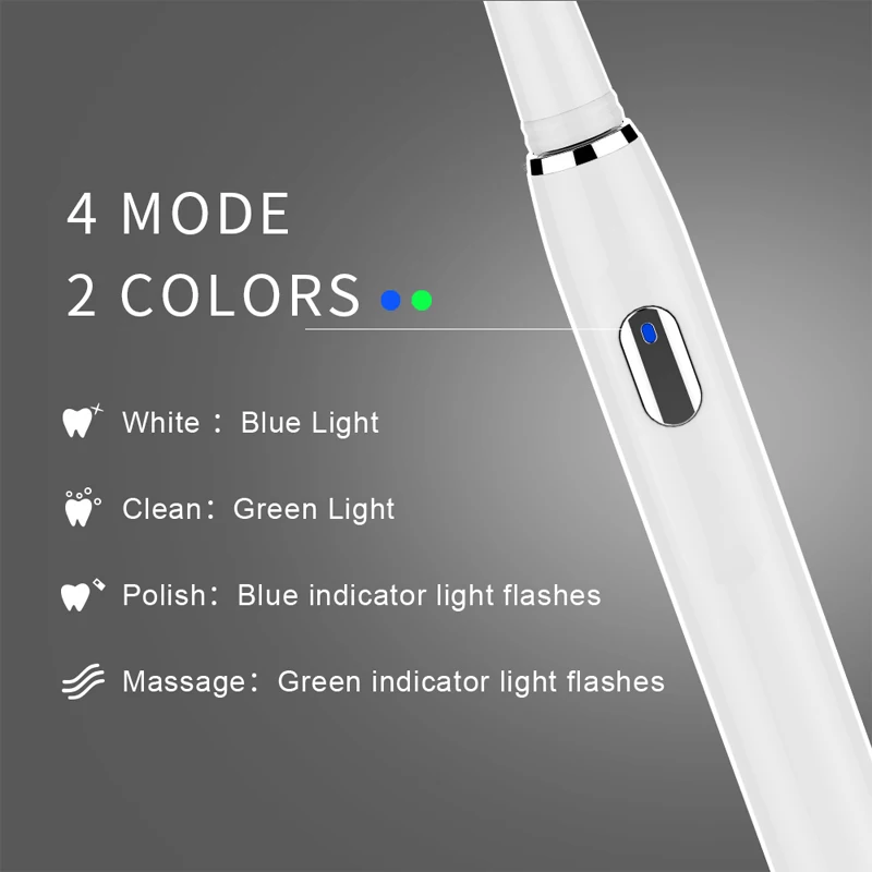 Seago Sonic Rechargeable Electric Toothbrush with 3 Replacement Brush Heads 2 Minutes Timer & 4 Brushing Modes Waterproof SG551 Seago Sonic Rechargeable Electric Toothbrush with 3 Replacement Brush Heads 2 Minutes Timer & 4 Brushing Modes Waterproof SG551