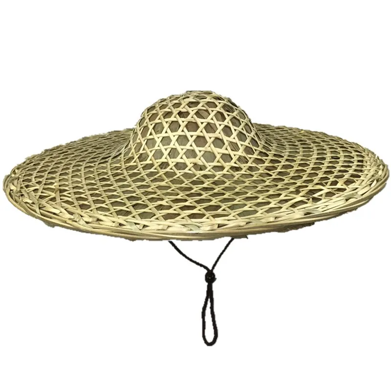 

Straw hat retro rain hat Sun protection fishing cap