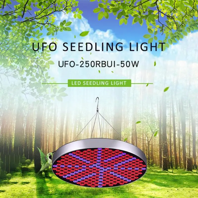 Лампа для выращивания светодиодный Grow Light 50 Вт AC85-265V полный спектр освещения растений для растений цветы выращивания рассады