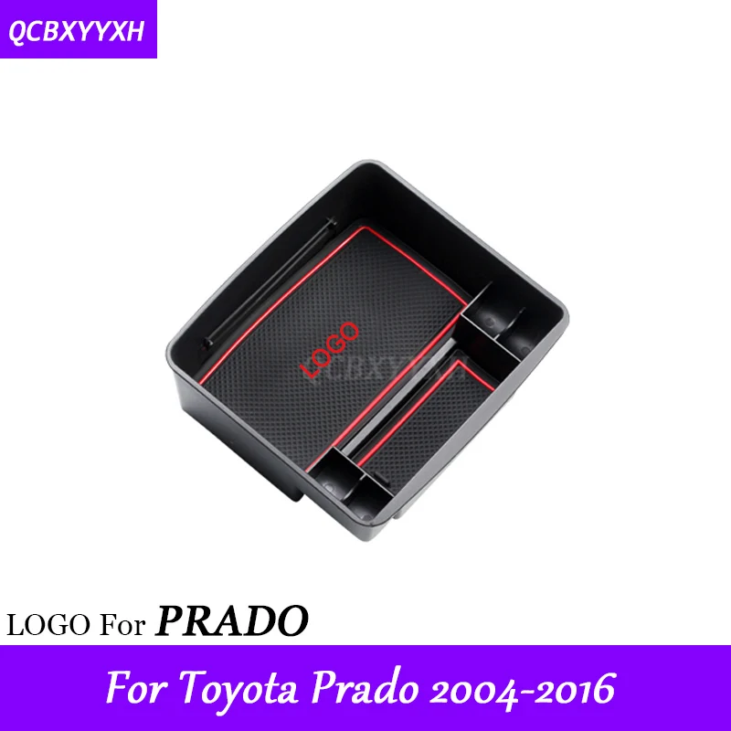 Для Toyota Land Cruiser Prado 2004- LHD Автомобильная Центральная консоль подлокотник коробка для хранения Чехлы для интерьера авто аксессуары