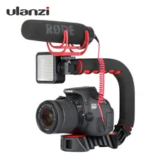 Ulanzi U-Grip Pro Triple Shoe Mount Video Stabilizer Handle Video Grip Camera Phone Video Rig Kit for Nikon Canon iPhone X 8 7 Ulanzi U-Grip Pro Triple Shoe Mount Video Stabilizer Handle Video Grip Camera Phone Video Rig Kit for Nikon Canon iPhone X 8 7
