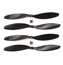 free shipping4pcs F05306 11x4 7 3K Carbon Fiber Propeller CW CCW 1147 CF Props For RC