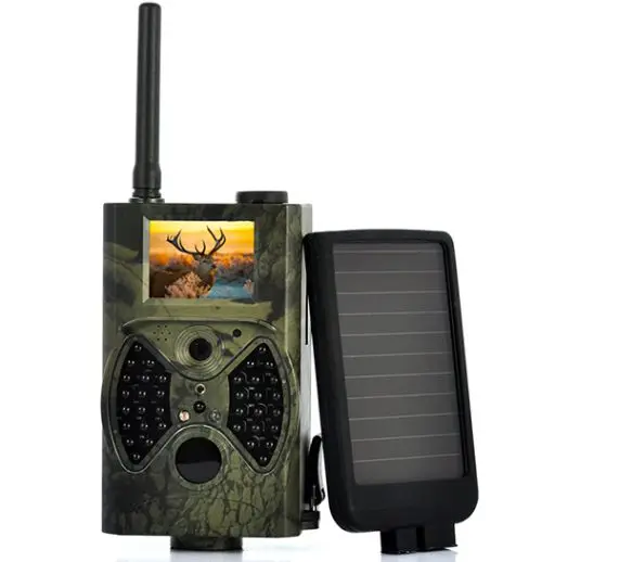 Охотничья камера HC300M с солнечной панелью 12 МП пик датчик GSM MMS фотоловушка
