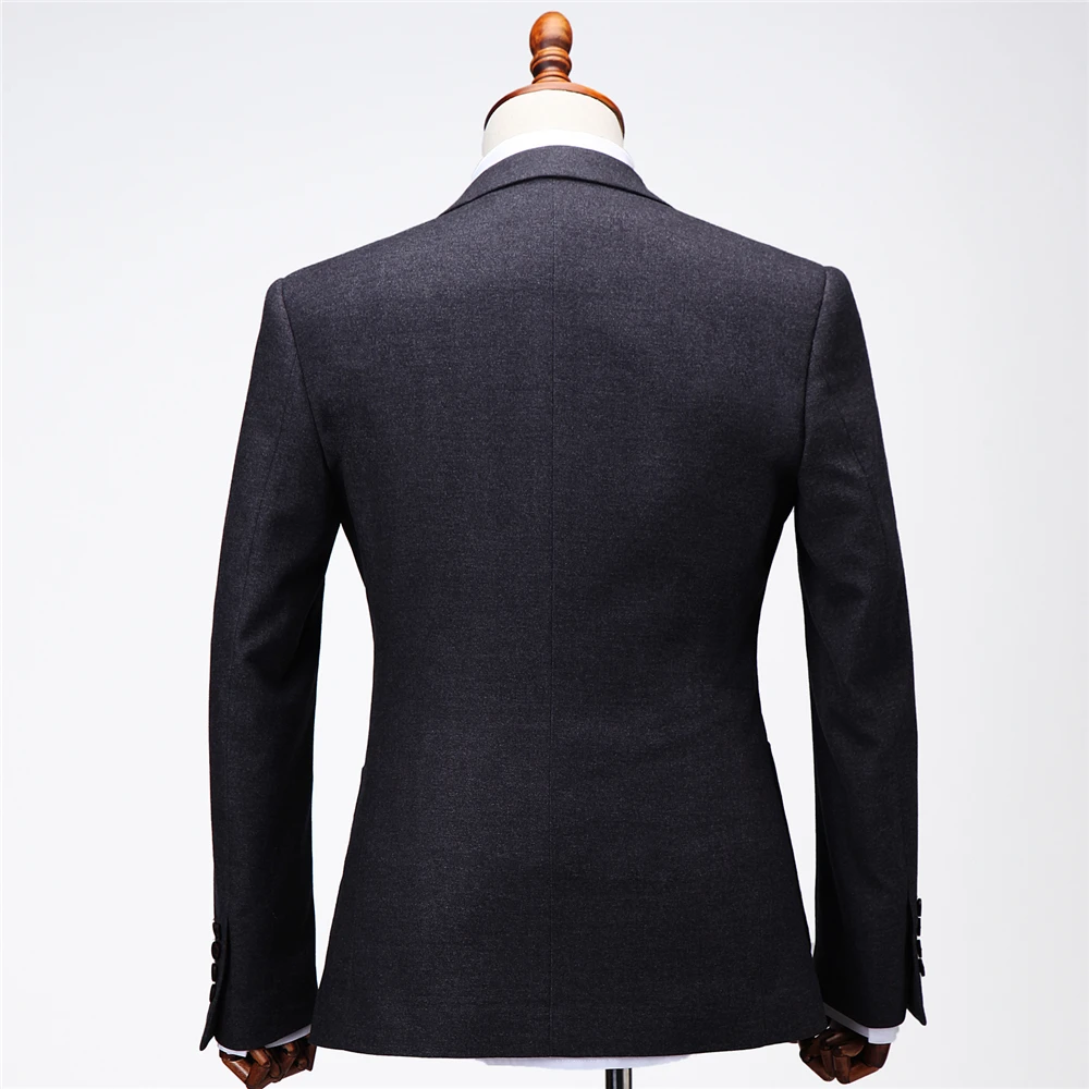 OSCN7 2019 заостренный лацкан Костюмы Под заказ для мужчин Slim Fit Свадебная вечеринка s