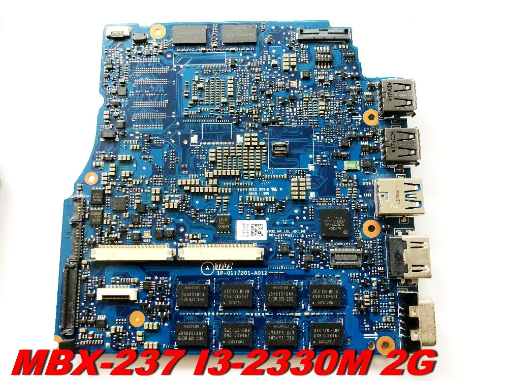 Оригинальный Для SONY VPCSB MBX-237 Материнские платы и A1846504A I3-2330M 2 г HD6470M 512 испытанное хорошее