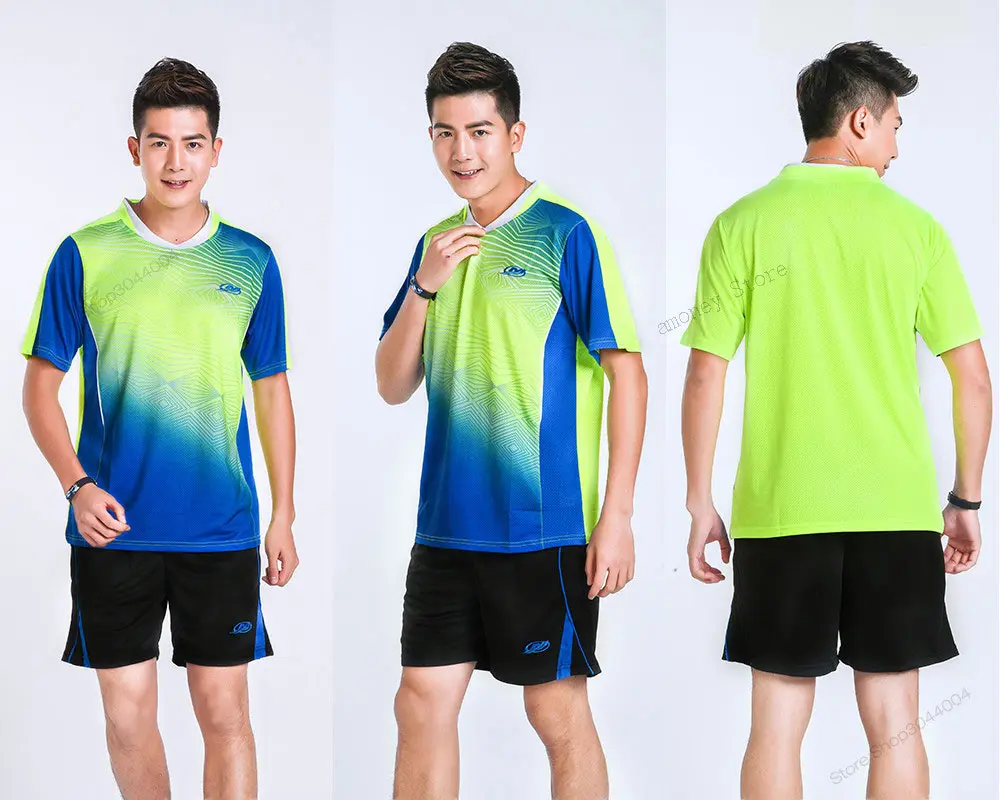 terno roupas badminton tênis de curto-de mangas