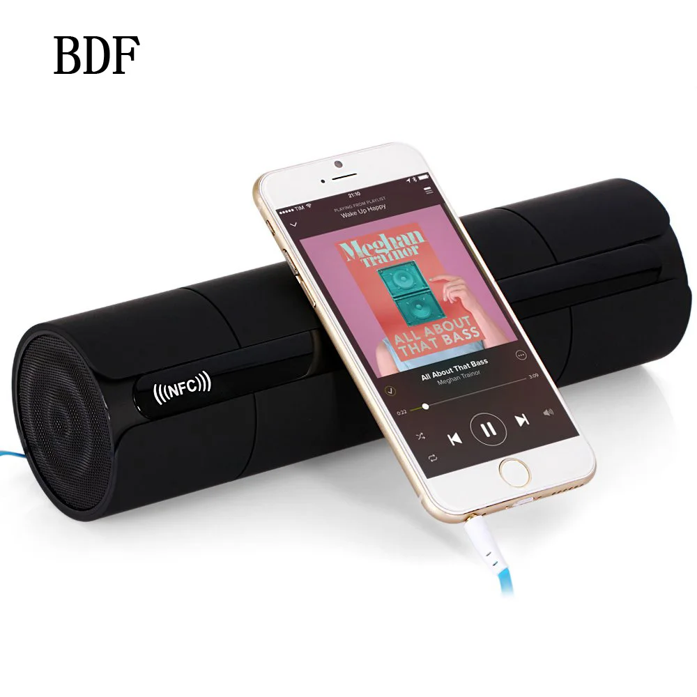Bdf дома Театр Портативный Bluetooth Динамик KR8800 Беспроводной NFC fm привет fi стерео звук