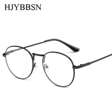 Модная рамка очки женские круглые классические оптические винтажные очки прозрачные, оправа очки ретро Gafas Рецептурные очки