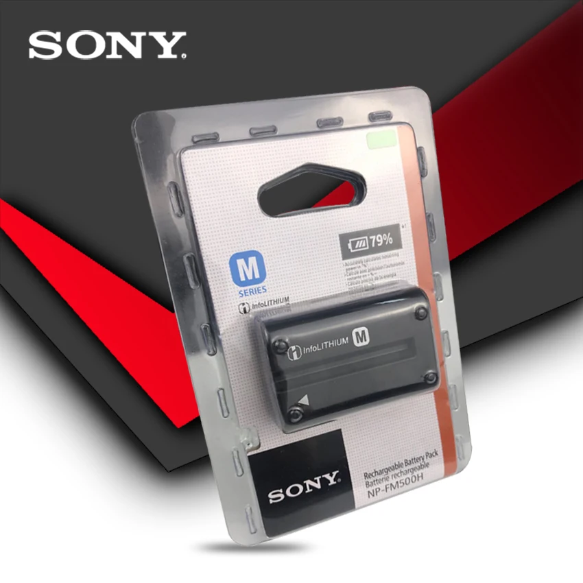 Оригинальный аккумулятор для Фотоаппарата Sony NP FM500H FM50 A57 A65 A77 A450 A560 A580 A900 A58 A99 A550 A200
