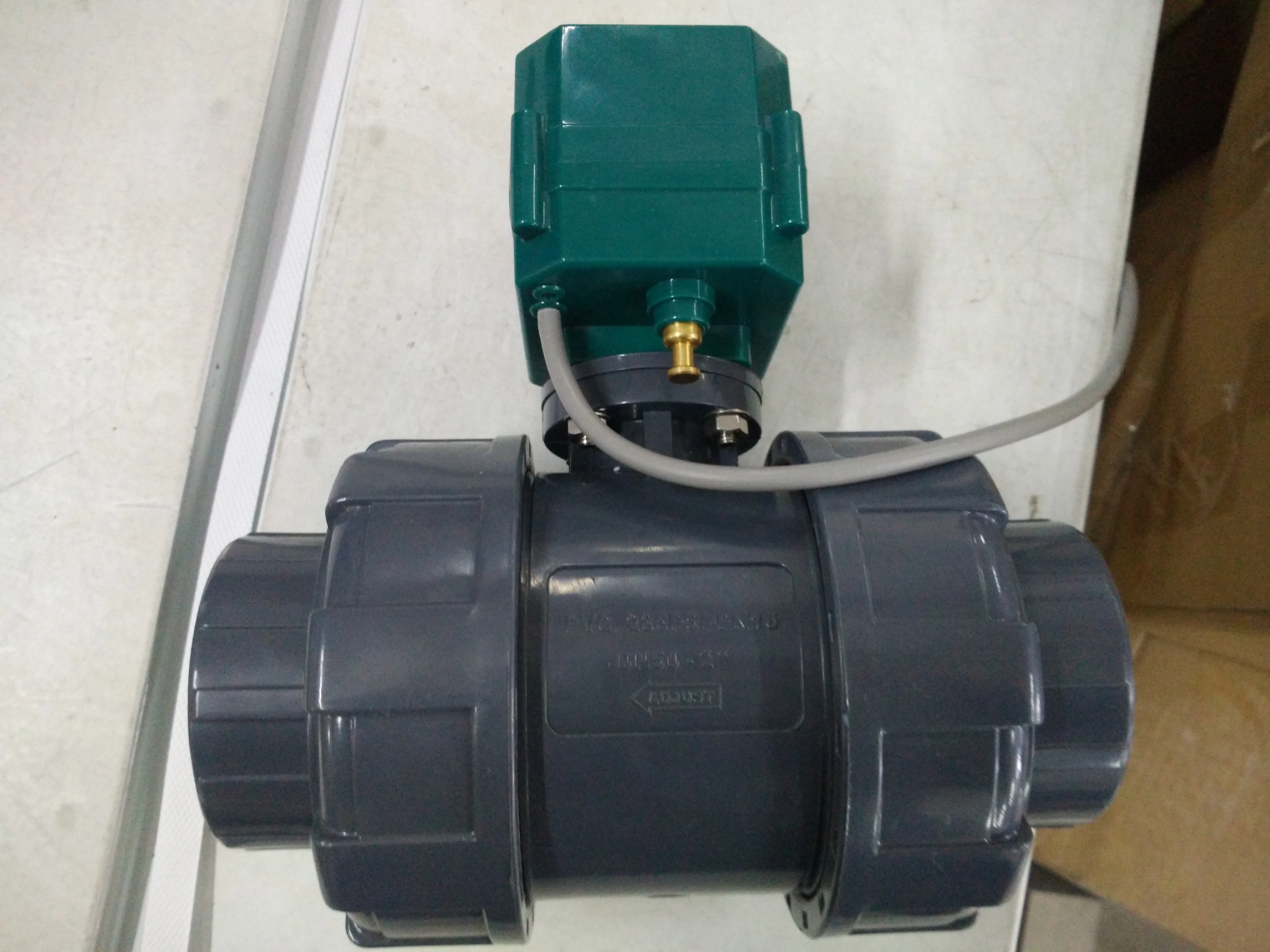 Без маховика AC85-265V CTF-001 10 нм CR03 CR04 DN25 DN32 DN40 BSP NPT union Электрический UPVC пластиковый