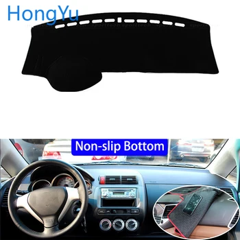 

For Honda fit Jazz 2004 - 2007 Car Styling Non-Slip Bottom Covers Dashmat Dash Mat Sun Shade Dashboard Cover Capter
