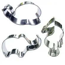 Улитки, слоны, гиппокампа клетка формы 3 предмета в комплекте печенье резки формы, выпечки инструменты, украшения торта мягкие конфеты инструменты