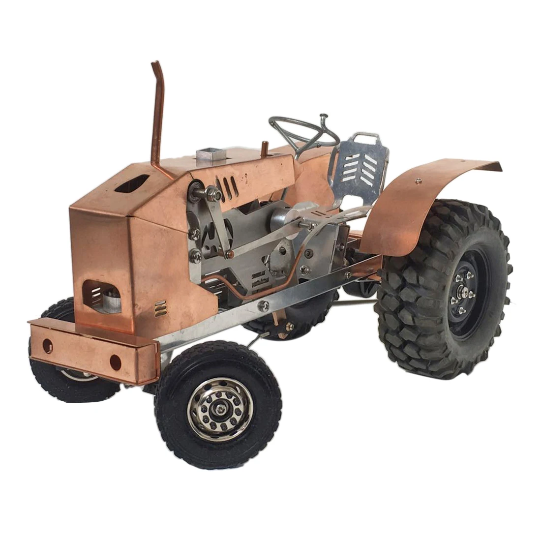 

Alcohol Powered Tractor Shape Engine Model Heat Steam Education DIY Model Toy Gift For Kids Craft Ornament Discovery Alternator