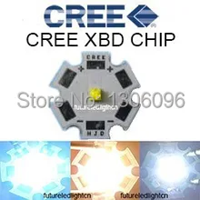 Cree XBD XB-D 3 Вт светодиодный чип-излучатель теплый белый/холодный белый/красный/зеленый/синий светодиодный чип с 20 мм PCB 50 шт./лот