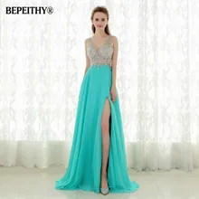 Фантастическое длинное платье для выпускного вечера с кристаллами, сексуальное платье с открытой спиной, Новые вечерние платья, вечерние платья, vestido De festa, новинка
