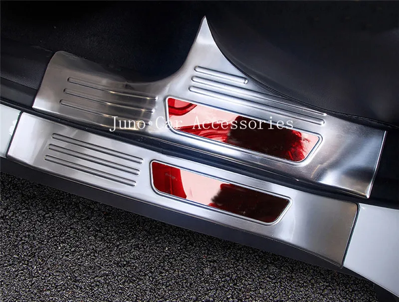 Нержавеющая сталь внутренняя сторона порога Накладка порога протектор 4 шт. для Renault Koleos