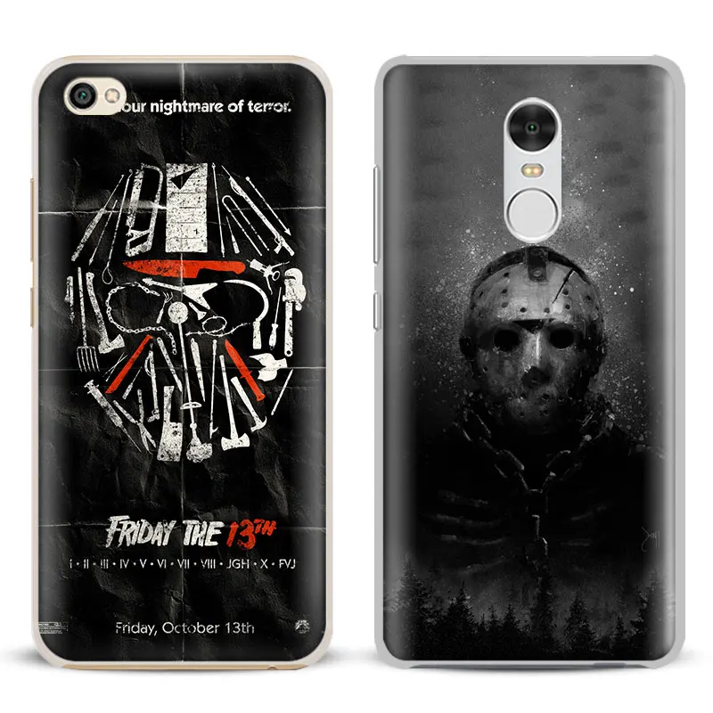 

Jason Voorhees Friday the 13th Phone Case Shell Cover For Xiaomi Redmi Note 4 4X 5A 6 6A PRO Mi 8 5 5S PLUS Max A1 Note 2 3