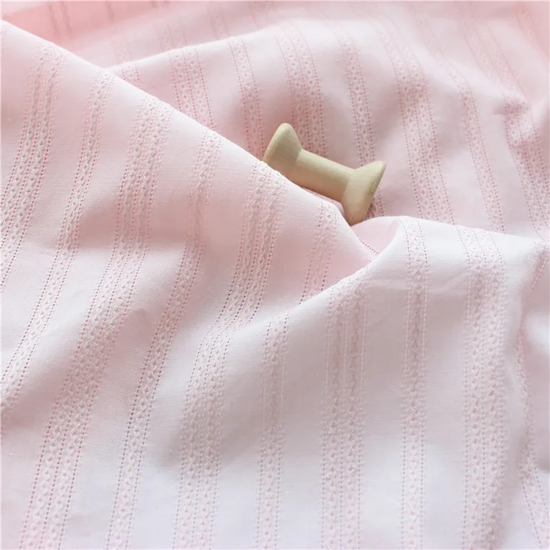 Новинка 100*150 см белая хлопковая ткань жаккардовая ткань пасторальная маленькая свежая женская рубашка одежда ткань юбка D30