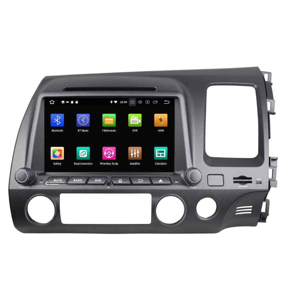 Excellent 2 din 8" Android 8.0 Car Stereo DVD Radio GPS Multimedia for Honda Civic 2006-2011 Right 4GB RAM Bluetooth WIFI USB Mirror-link 7 Excellent 2 din 8" Android 8.0 Car Stereo DVD Radio GPS Multimedia for Honda Civic 2006-2011 Right 4GB RAM Bluetooth WIFI USB Mirror-link 7