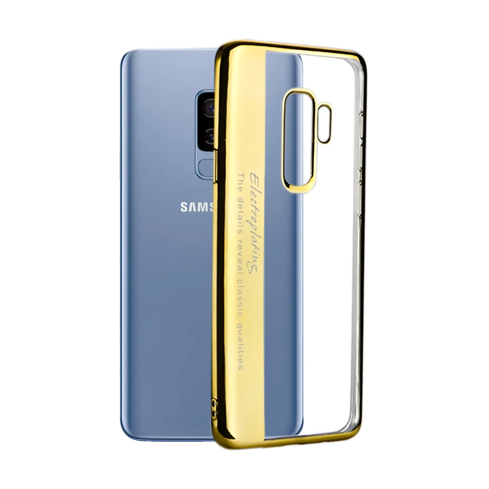 Роскошный блестящий золотой чехол для телефона Samsung Galaxy S8 S9 Note 8 Блестящий Мягкий