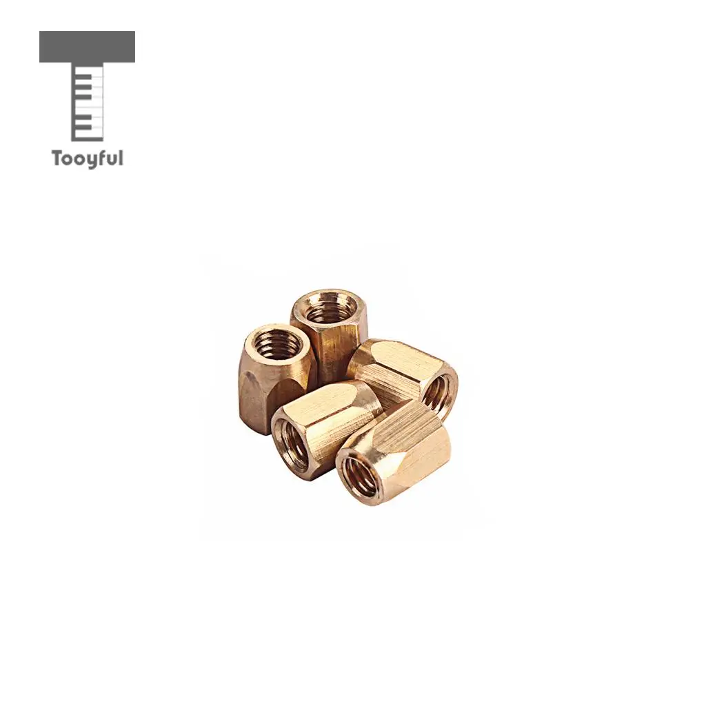 5pcs Brass Guitar Truss Rod Nut for Electric Guitar Bass Parts Accessories