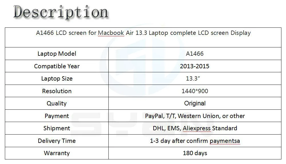 A1466 Полный ЖК-экран для Macbook Air 13,3 светодиодный ЖК-дисплей сборка LP133WP1 TJA1/TJA3 2013- лет