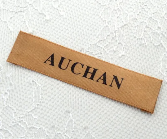 

New 10 pieces fashion clothing Collar Tags Orange jacket overcoat tag trademark weaving Coat sweater shirt label free shipping