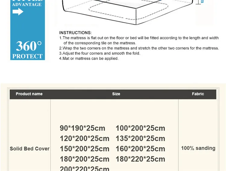 Bonenjoy queen size простыня с эластичной микрофиброй King size Простыня Фиолетовый Цвет Матрас протектор один лист наборы