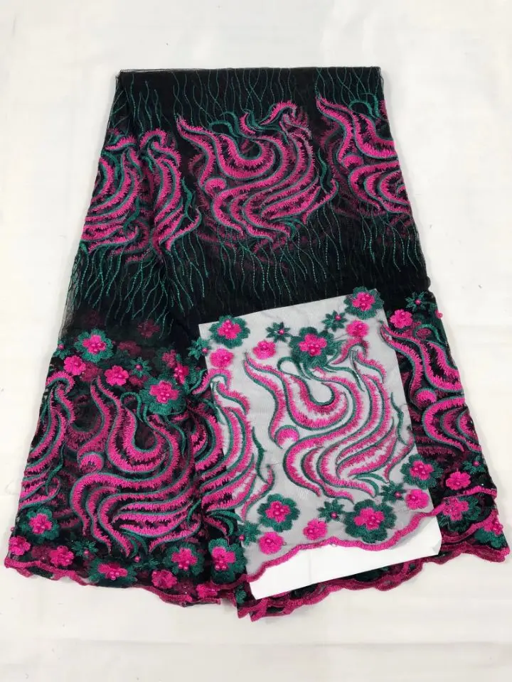 1/" FUCHSIA HOT PINK BEADED FABRIC FRINGE FABRIC TRIM 8 YARDS