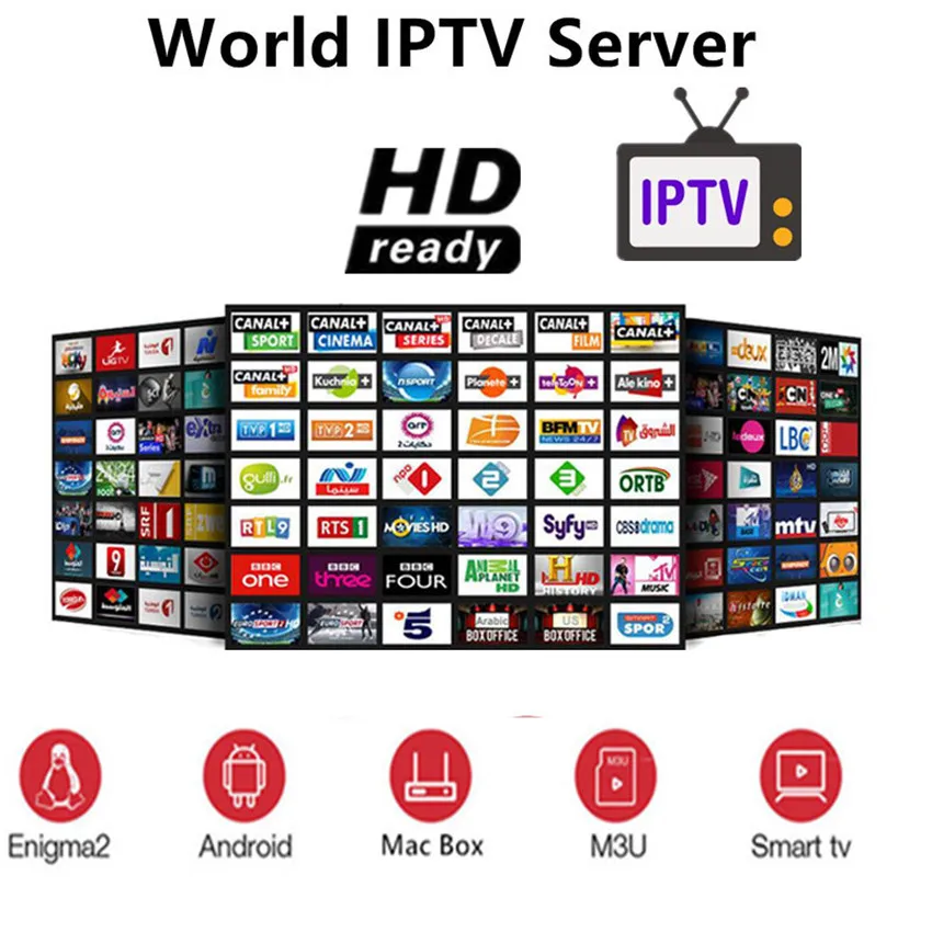 

HD World IPTV +7500 Live 9000 VOD 4K HD Channel best for Europe Arabic Asian Africa Latino America Global IPTV subscription