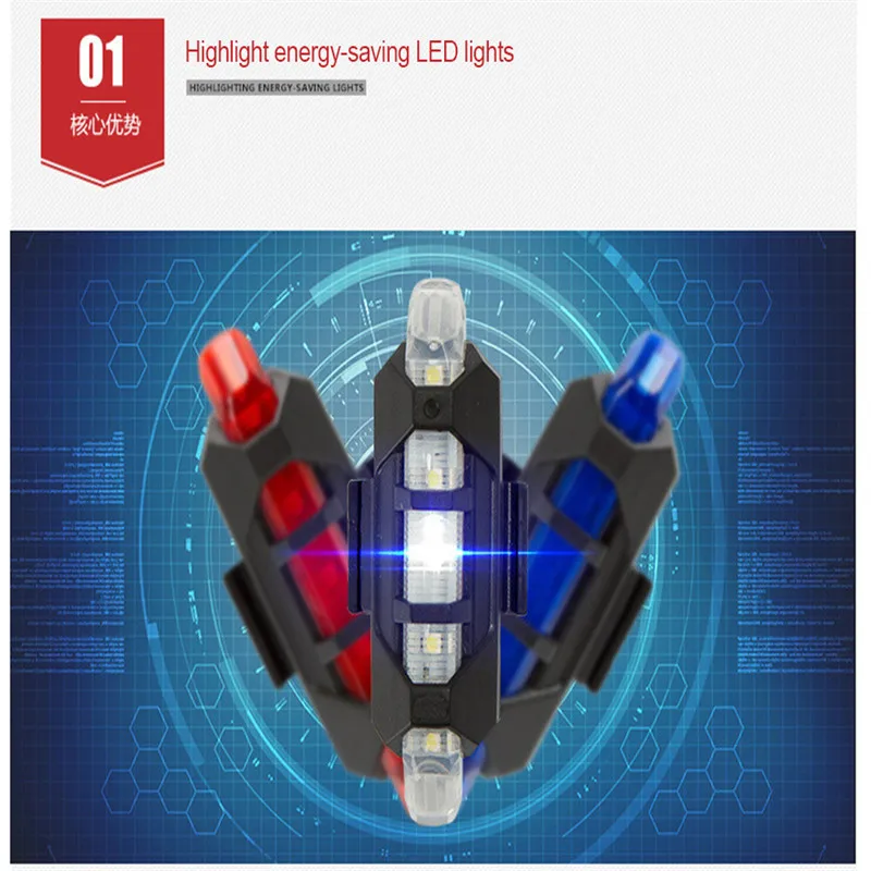 Top Practial 1PCS Outdoor Cycling 5LED USB Rechargeable Mountain Bike Tail Warning Light Rear Safety Led Bike Light Bike Accessories 0 Top Practial 1PCS Outdoor Cycling 5LED USB Rechargeable Mountain Bike Tail Warning Light Rear Safety Led Bike Light Bike Accessories 0