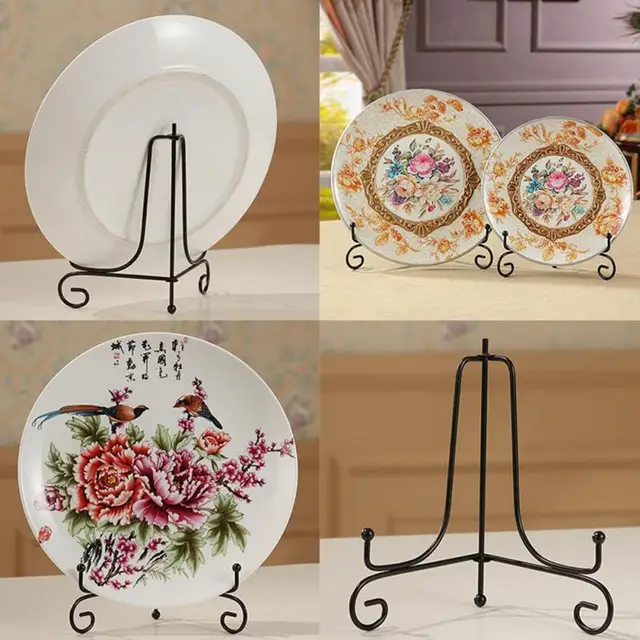 new iron display stand dish rack plate bowl picture frame photo book