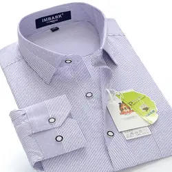 2017 новое прибытие сочетание цена с длинными рукавами в Полоску мода формальный высокое качество мужской рубашка extra large плюс размер M-8XL