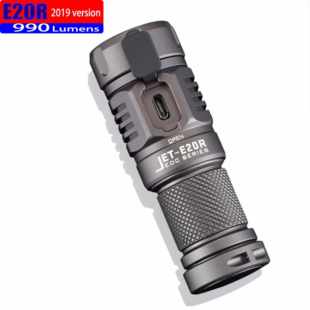 2019 Jetbeam E20R фонарь Edc Cree SST40 N4 BC Led 990 люмен 4 модели памяти функция бокового