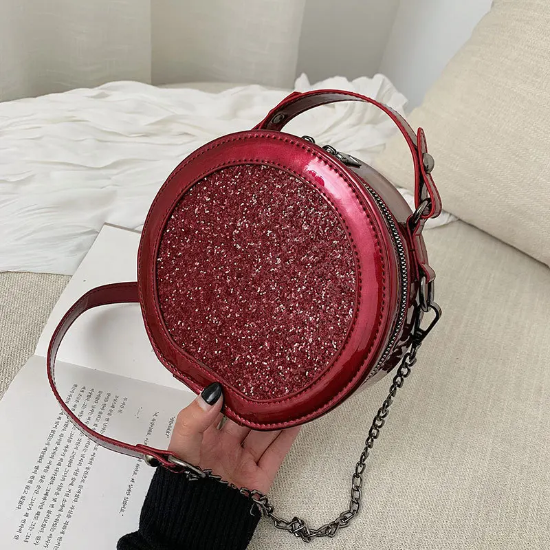 

Female Round Tote Crossbody Bags For Women 2019 High Quality Leather Luxury Handbags Designer Ladies Hand Shoulder Messenger Bag