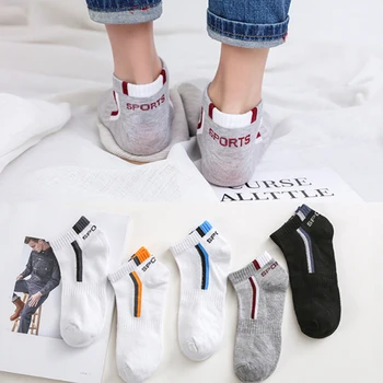 

Arrival 2020 Ventilate Comfortable Sale 1Pair Men Solid Color Cotton Male Boat Socks Elasticity Free Size Free Shipping