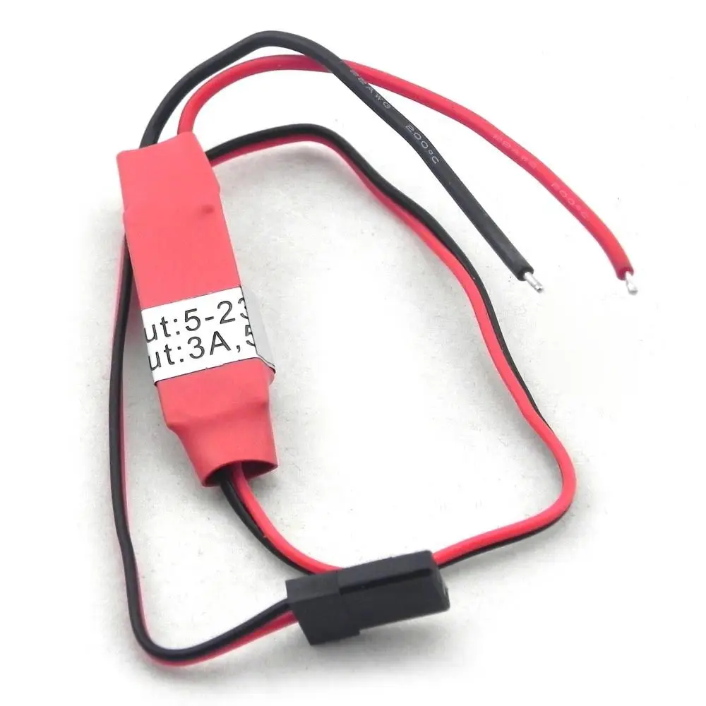 

3A UBEC Input 9-26V 3-6S Lipo battery Output voltage 5.25V +/-0.5V RC Plane