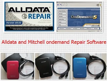 

Free Shipping 2018 auto repair software Alldata 10.53 + Mitchell on demand 5.8 in 750G full new hard drive fit win 7 win8