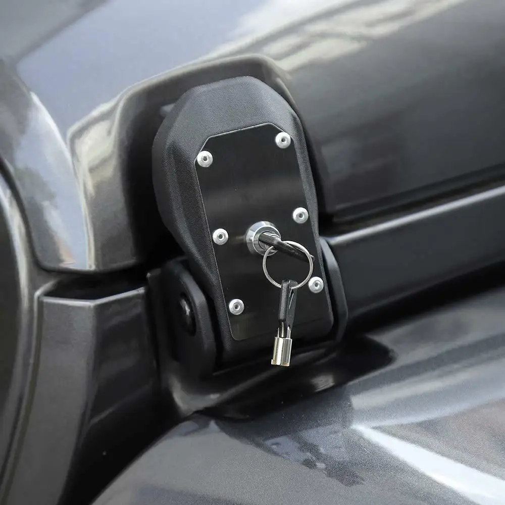 Новые Алюминиевые защелки для капота булавки и защелка набор ключей Jeep Wrangler JL