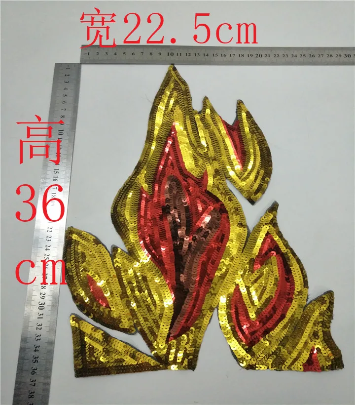 Пламя Blaze Fire мотив вышитый нашивки полосы железная наклейка на одежду значки