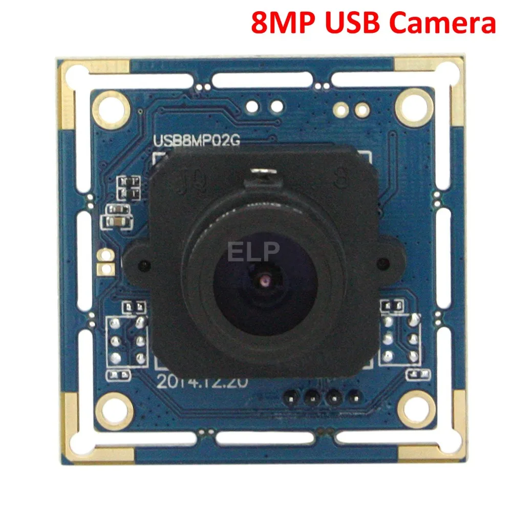 

ELP 2.8mm wide angle lens 8 Megapixel HD USB 2.0 Webcam Camera for HD Scanner