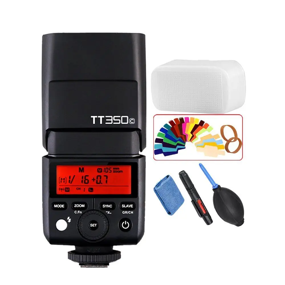 Godox TT350C 2.4G TTL 1/8000s Camera Flash Speedlite for Canon 5D Mark III, 80D, 7D, 760D, 60D, 600D, 30D, 100D, 1100D Camera