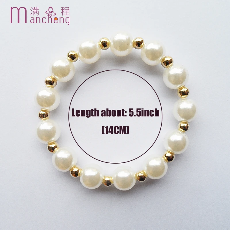 Bracelet perlé pour femme, 4/6/8/10/14mm, cordon élastique, bijoux à la  main, 216.239. - AliExpress