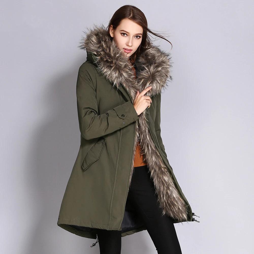 Femmes Femme wc22ge Rembourré Solide 2018 Manteaux Long Coton Capuchon À De Chaud Seenimoe Veste Fourrure Col wc22re Parka D'hiver Manteau Parkas Épais Rouge Wc22bl dBnx8d7wq