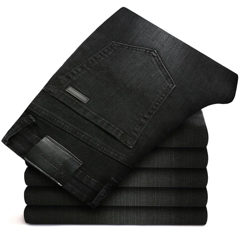 Black Jeans Men Men'S Vaqueros Hombre Jean Spijkerbroek Mannen Street Pants Pantalon Homme Luxe Slim Fit Mens Biker Designer