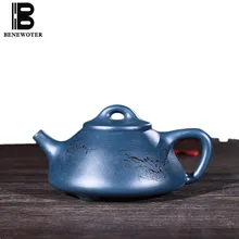 230cc фиолетовая глина yixing Чай горшок высокое качество ручной работы Shipiao горшок Zisha арт Чай изделия домашнего чайный набор кунг-фу Цветочный Чай Чайники Tieguanyin