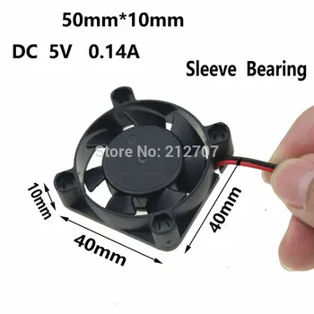 

Gdstime 10 pcs 4010 Dupont Connector 2 Pin DC Fan 5V 40x10mm 2 Wire Mini Cooling Fan 40mm Cooler 4cm