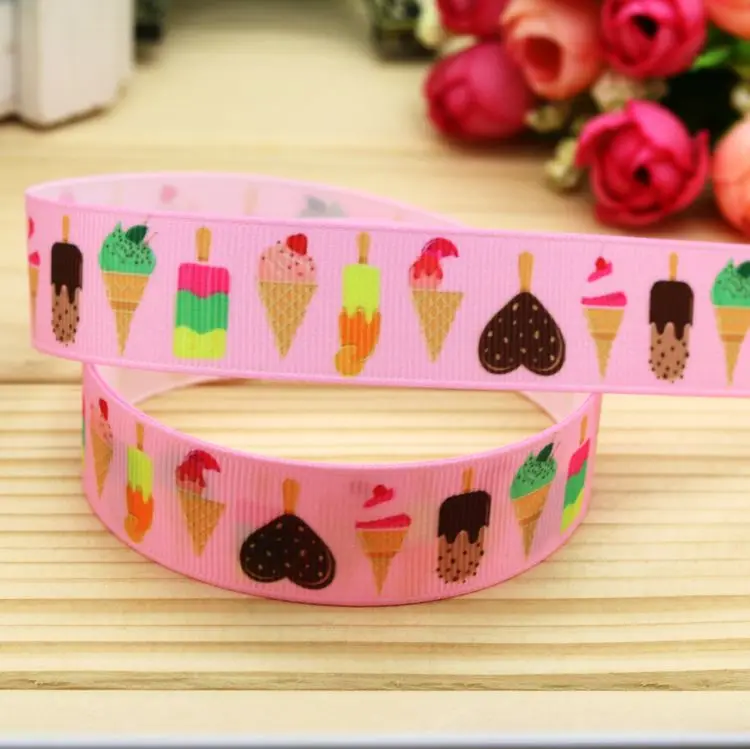 7/8inch Free Shipping Cupcake Printed Grosgrain Ribbon Hairbow Headwear Party Decoration Diy Wholesale OEM 22mm P5402 | Дом и сад